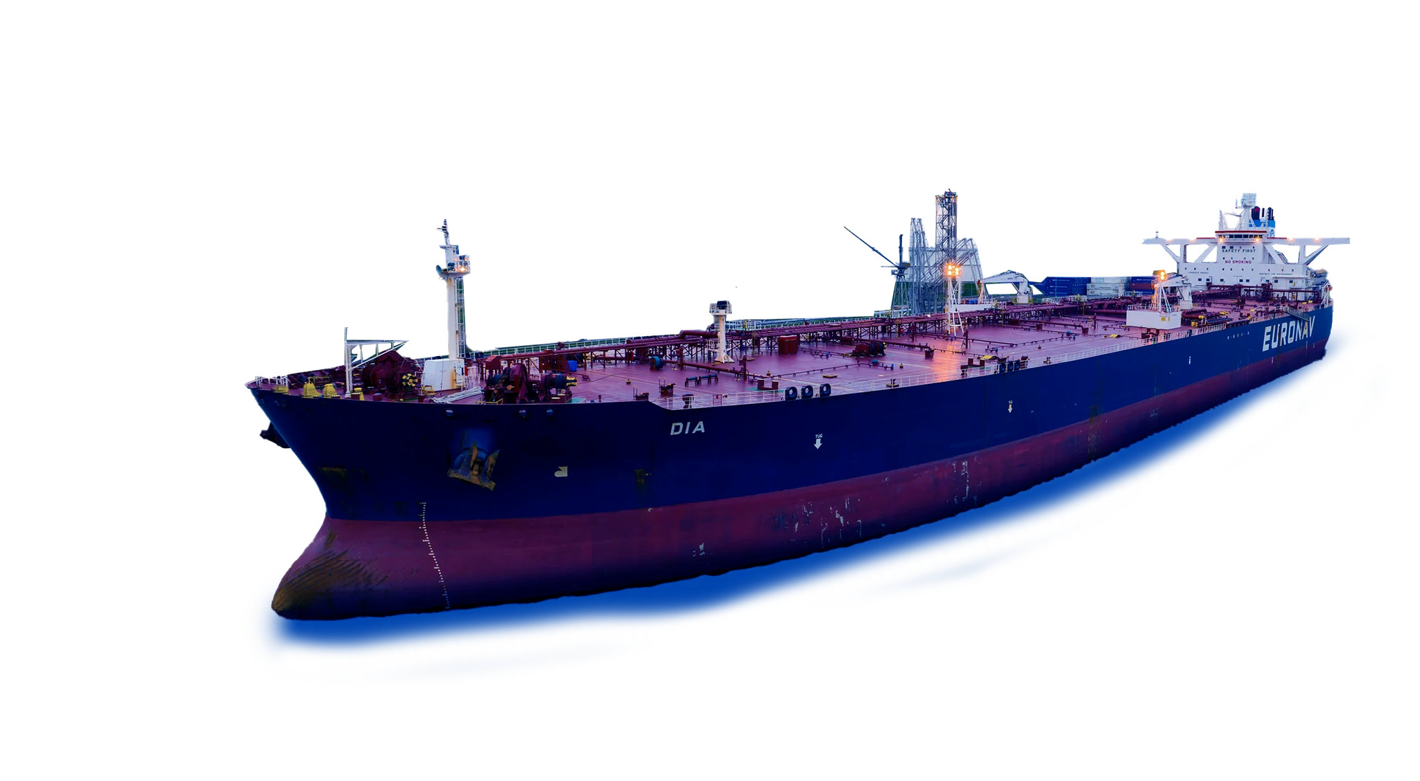 animação e um navio no alto mar, com três wireframes envolvendo o barco, o mar e o ceu