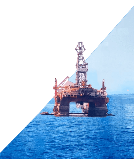 Plataforma de petróleo em alto-mar